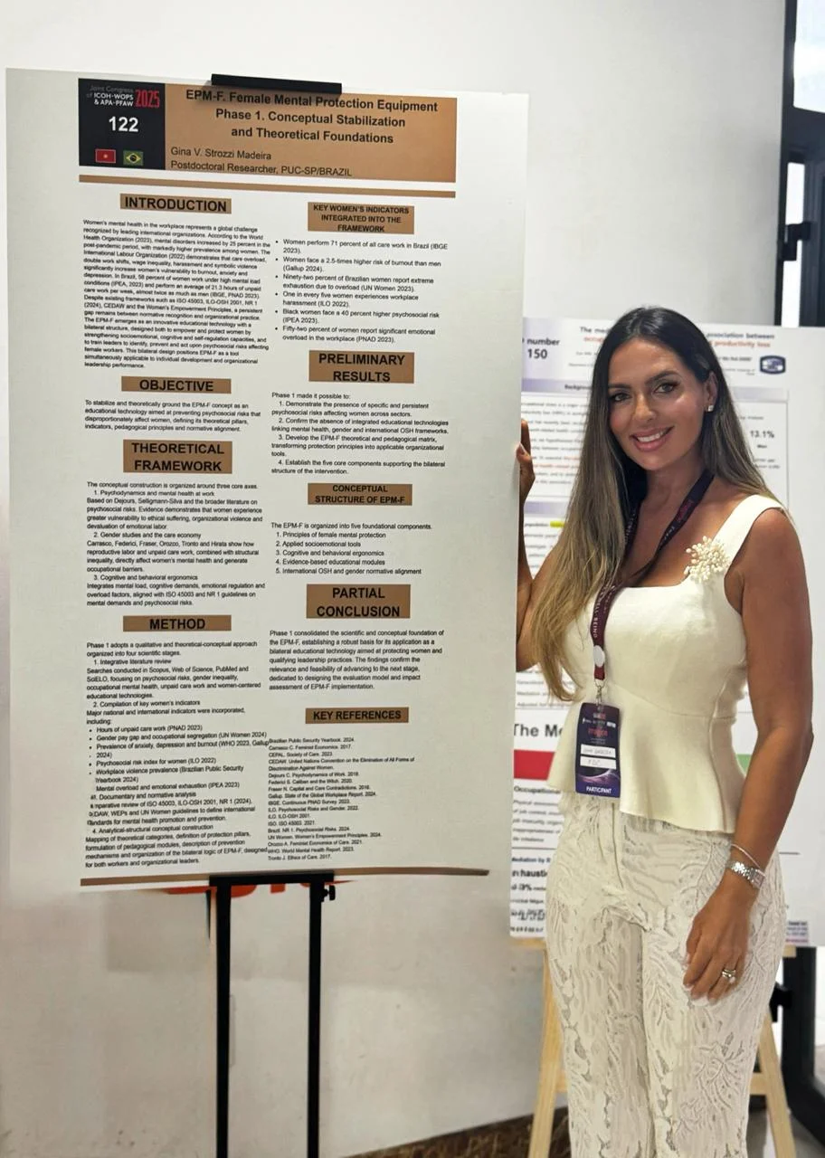 Gina Strozzi no congresso ICOH 2025, Vietnã